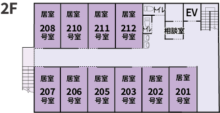 メディホス茅野間取り図2F